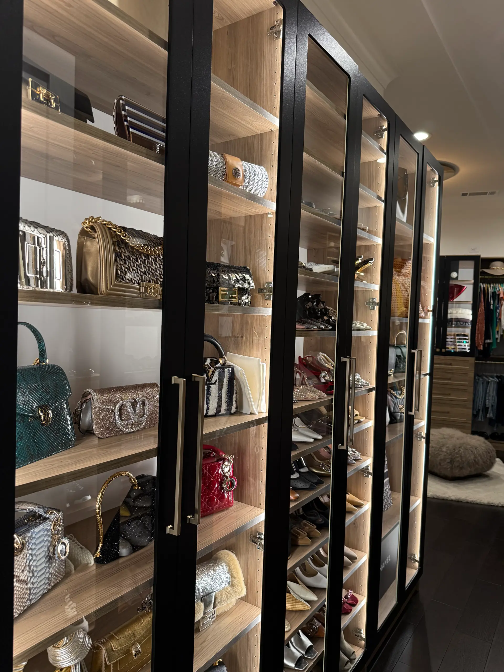 His and Hers Custom Walk-In Closets: Luxury Storage Reimagined